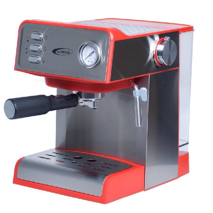 Machine à Café Expresso FLORENCE AG-806 1200W – Rouge