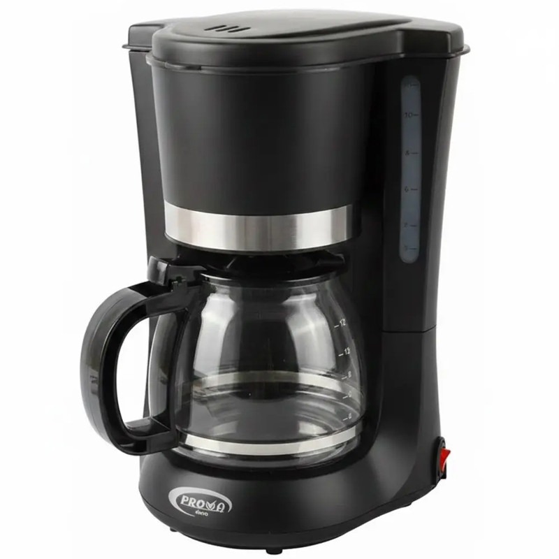 Cafetière Électrique PROVA PE-1200 900W 1.2 Litre - Noir