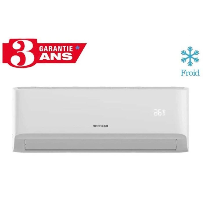 Climatiseur FRESH 12000 BTU Froid – Garantie 3 ans
