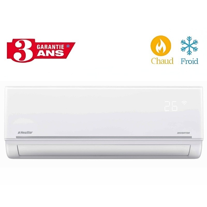 Climatiseur Inverter NewStar 18000 BTU Chaud/Froid - Garantie 3 ans