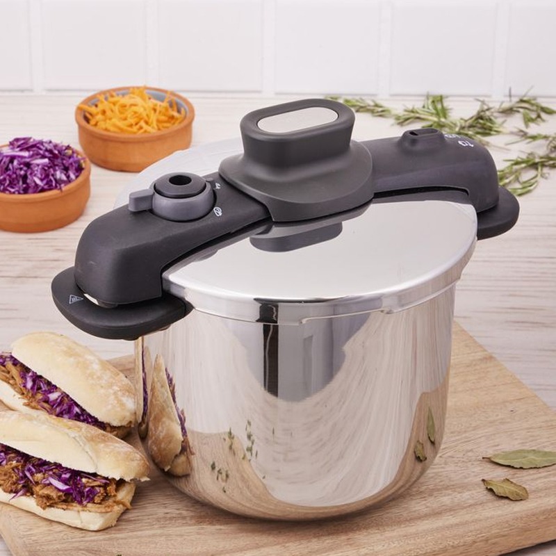 Cocotte TEFAL P3530734 6 Litres Secure 5 Compact – Inox