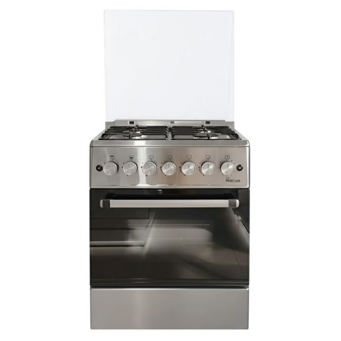 Cuisinière à gaz PROCOOK TG6640IX 60 cm – Inox