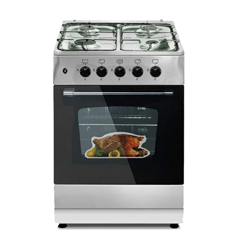 Cuisinière à Gaz UNIONAIRE GAS-C5555S 4 Feux – Silver