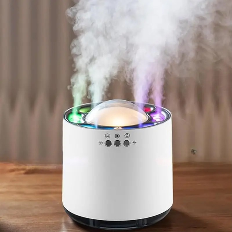Diffuseur D’arome Humidificateur Anti Gravité LZ599 600ml – Blanc