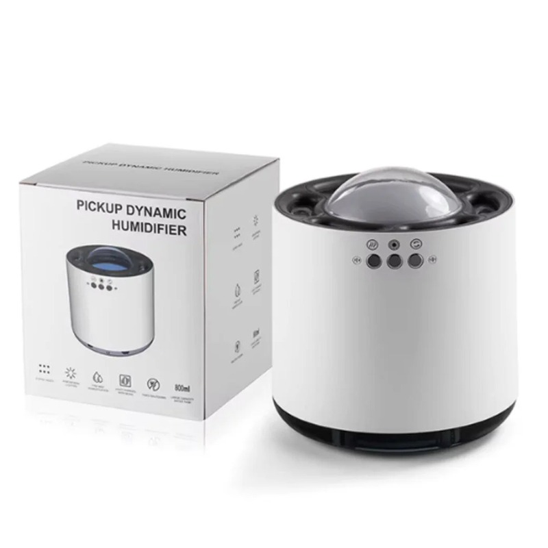 Diffuseur D’arome Humidificateur Anti Gravité LZ599 600ml – Blanc
