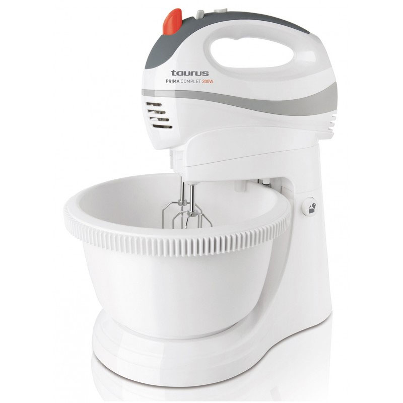 Batteur avec Bol TAURUS Prima Complet 300W - Blanc