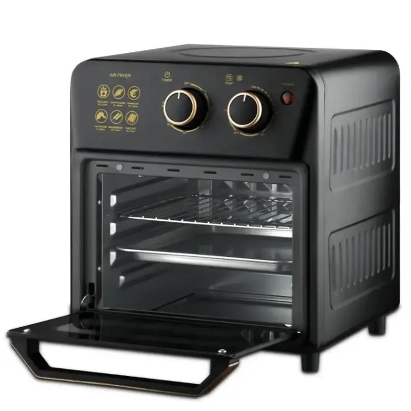 Four Électrique et Friteuse Sans Huile RAF R-5347 14L – Noir