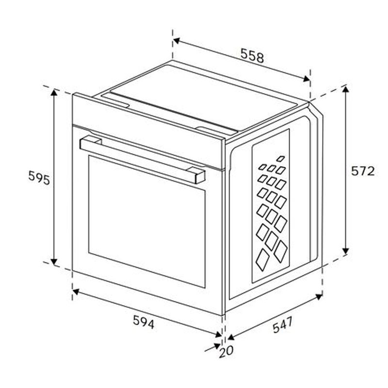 Four Encastrable Électrique BEKO BBIM12400XCS 72 Litres – Inox