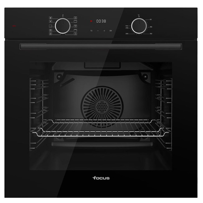 Four Encastrable Électrique Ventilé FOCUS F721B 65 Litres - Noir