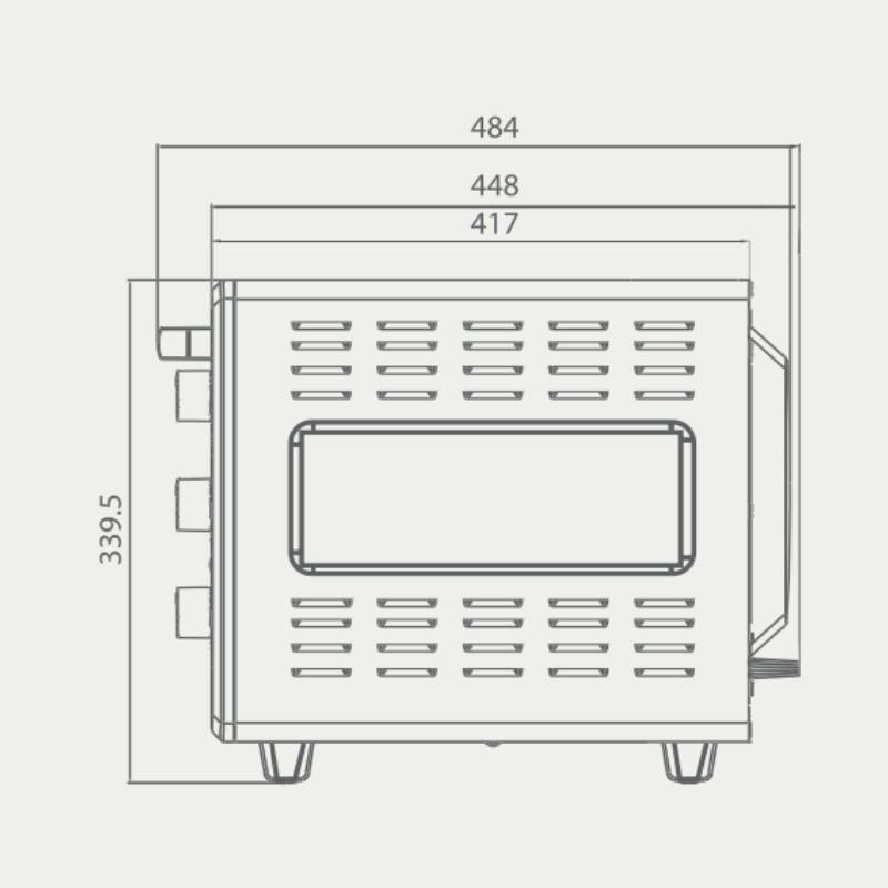 Four Électrique Ventilé FOCUS F-60R 60L – Rouge