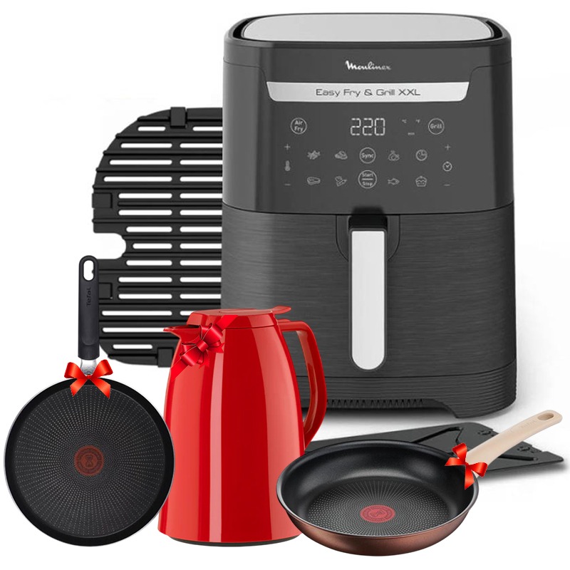 Friteuse Sans Huile MOULINEX EZ801810 6.5 L - Noir