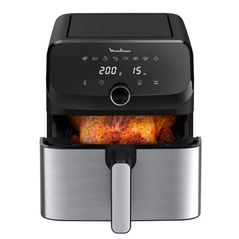 Friteuse Sans Huile MOULINEX EZ855D20 7.5L – Noir&Silver