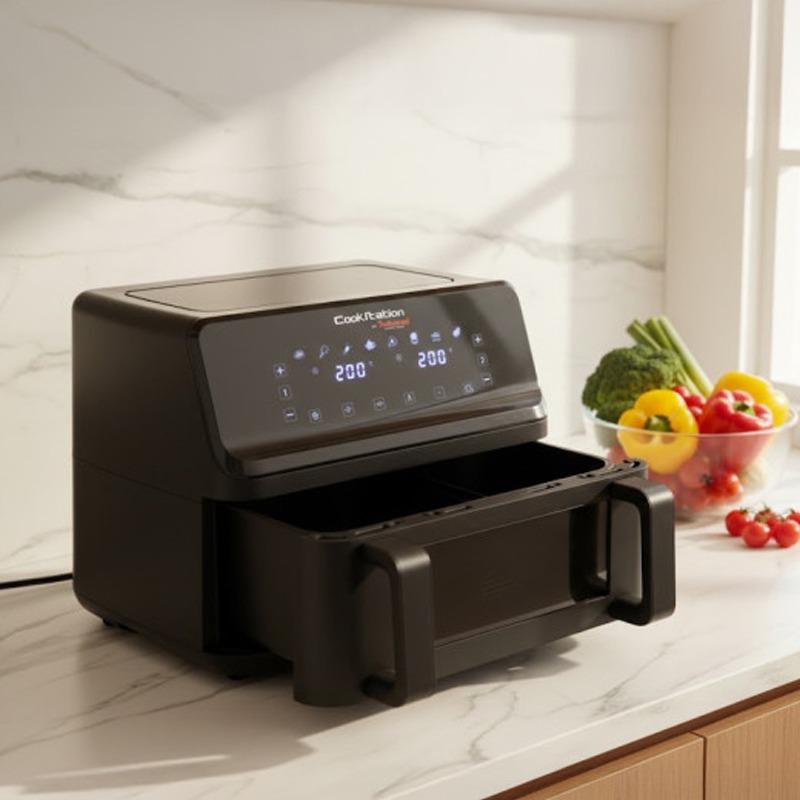 Friteuse Sans Huile TECHWOOD Duo CS-945 9L – Noir
