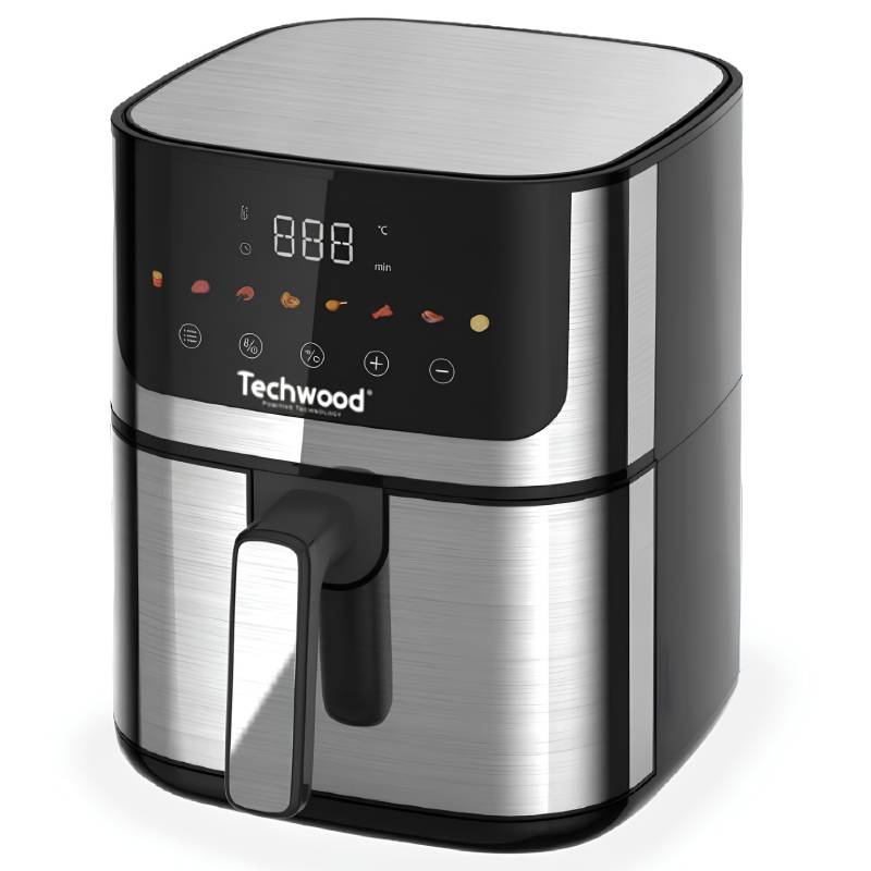 Friteuse Sans Huile TECHWOOD TFR-514SHD 5L - Noir&Silver