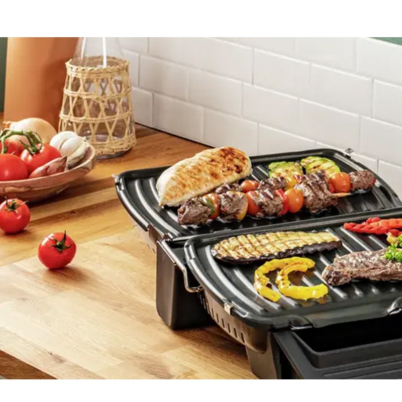 Grill Électrique TEFAL Ultracompact 600 Comfort 2000W – Noir