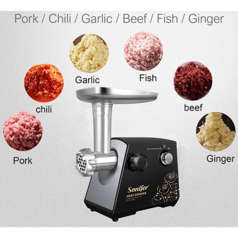 Hachoir à Viande SONIFER SF-5002 1200W – Noir
