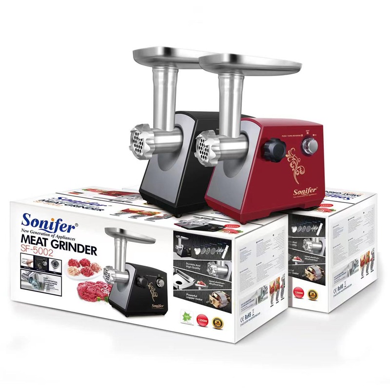 Hachoir à Viande SONIFER SF-5002 1200W – Rouge