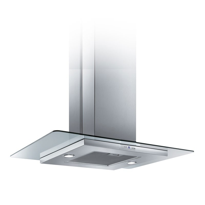 Hotte Centrale FOCUS F917X 90 cm - Inox & Vitre