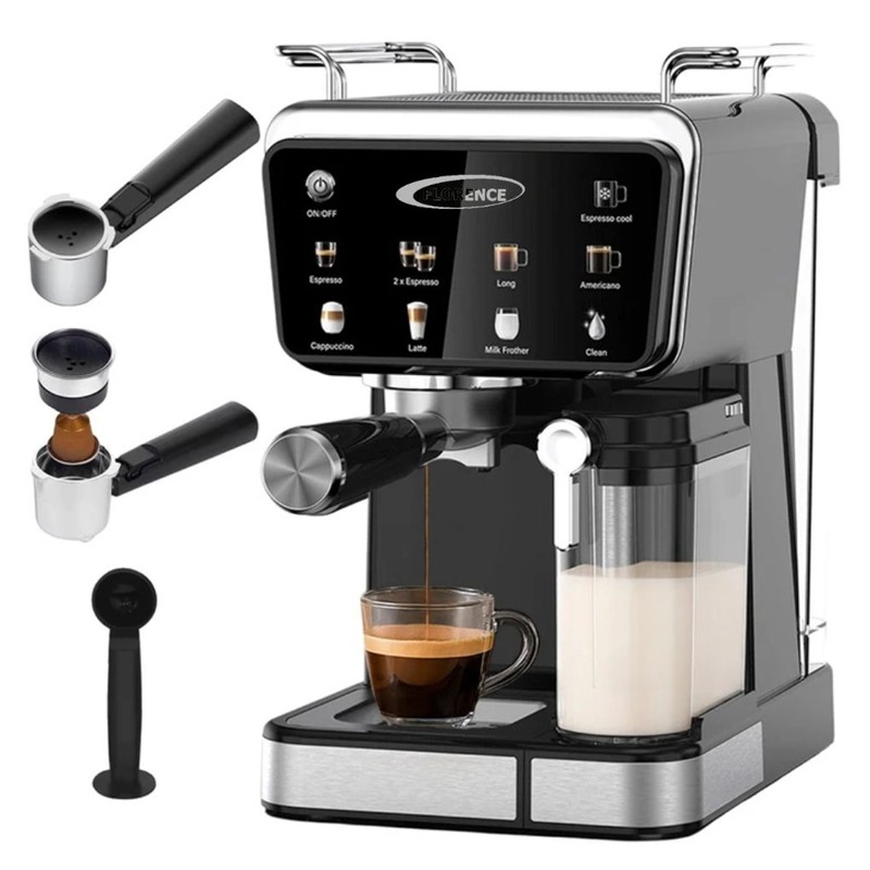 Machine à Café 9EN1 Expresso FLORENCE HK461 1350W – Noir