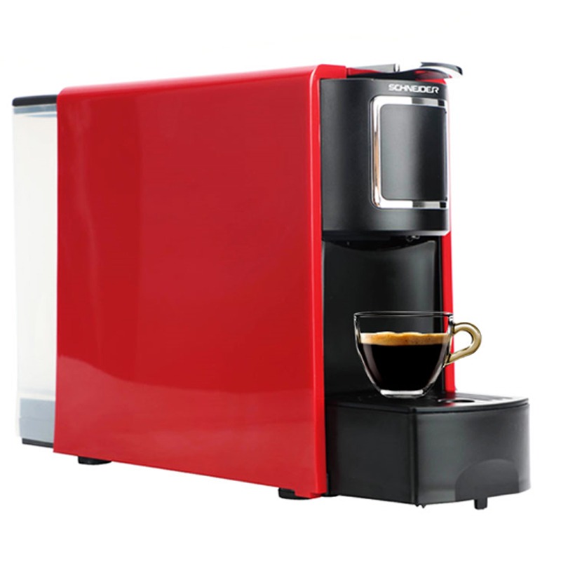 Machine à Café Nespresso SCHNEIDER 1140W – Noir&Rouge