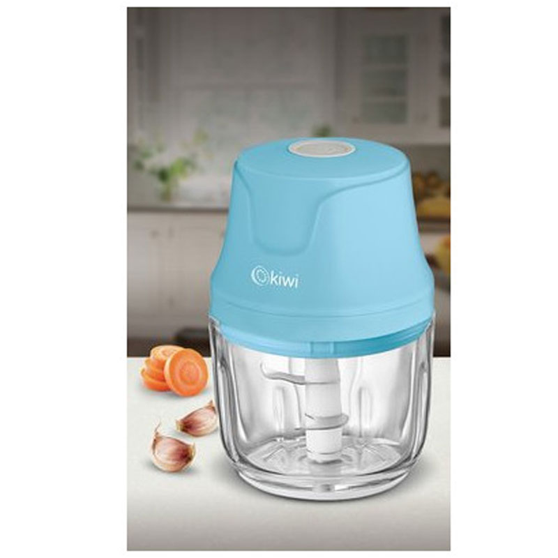 Mini Hachoir Sans Fil KIWI KC-8204 350ml – Bleu