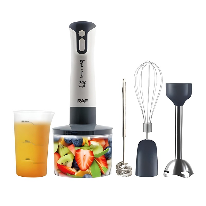 Mixeur Plongeant 5EN1 RAF R-340 2000W - Blanc