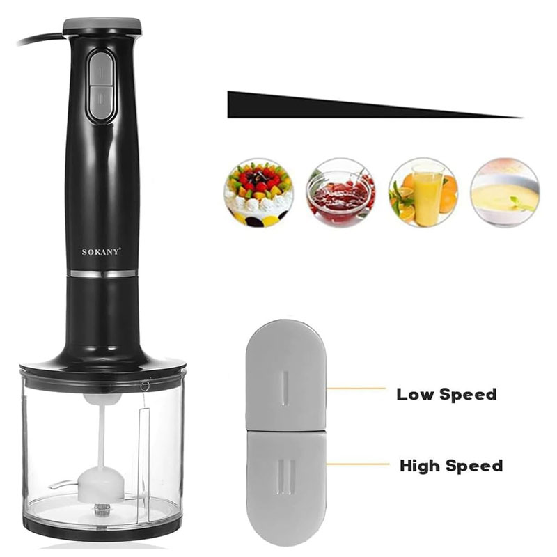Mixeur Plongeant 5EN1 SOKANY SK-1714-5 800W – Noir