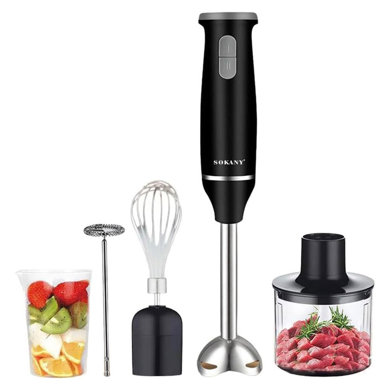 Mixeur Plongeant 5EN1 SOKANY SK-1714-5 800W - Noir