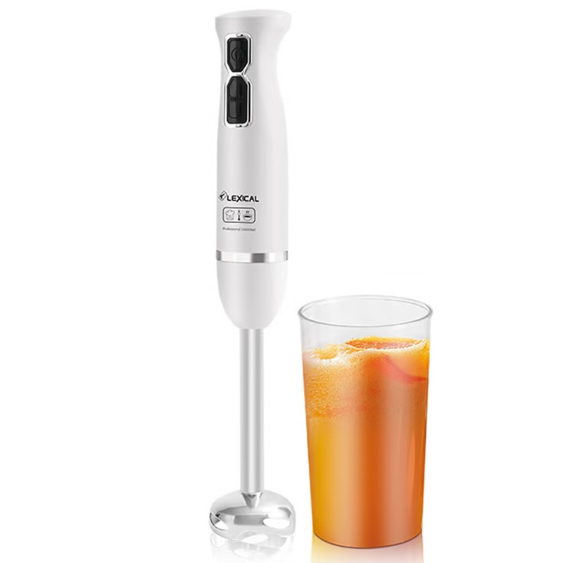 Mixeur Plongeant LEXICAL LHB-1603 250W Avec Bol - Blanc