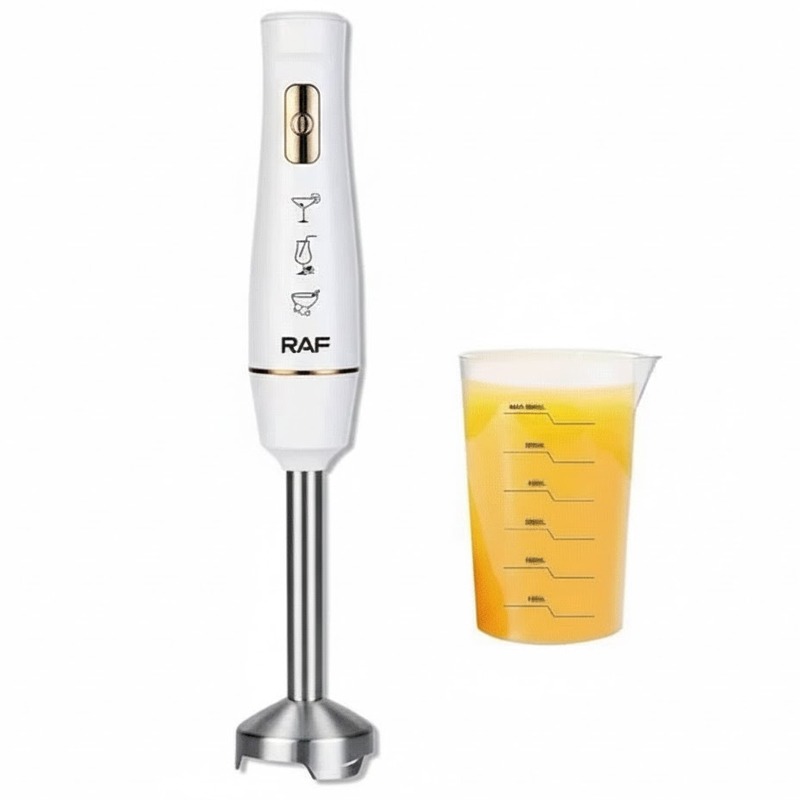 Mixeur Plongeant RAF R-313W 800Watts - Blanc