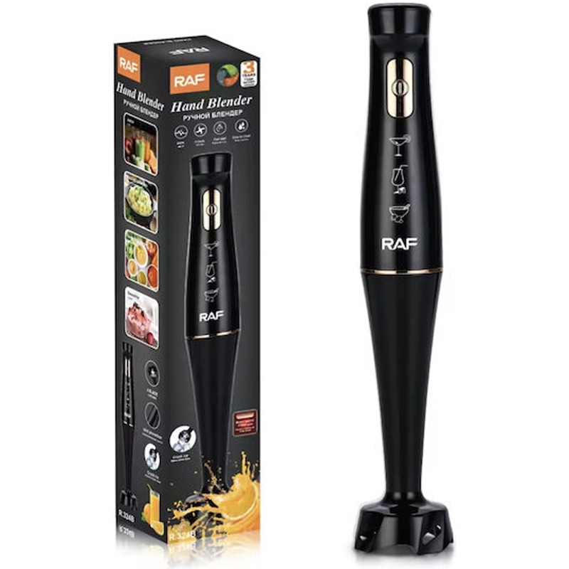 Mixeur Plongeant RAF R-324B 800W – Noir