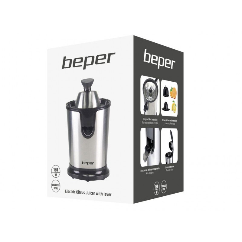 Presse agrumes BEPER P102EST010 85W – Inox
