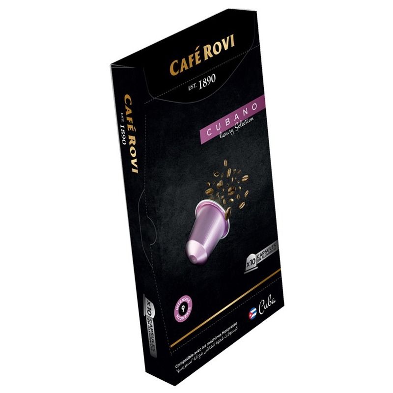 Paquet De 10 Capsules ROVI Alu Cubano