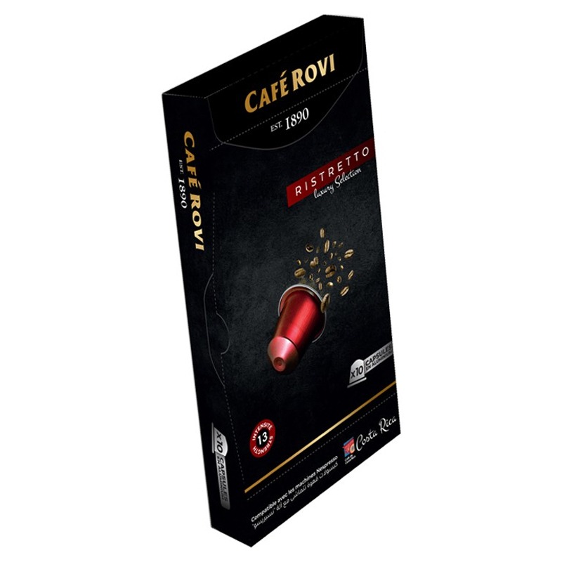 Paquet De 10 Capsules ROVI Alu Ristretto