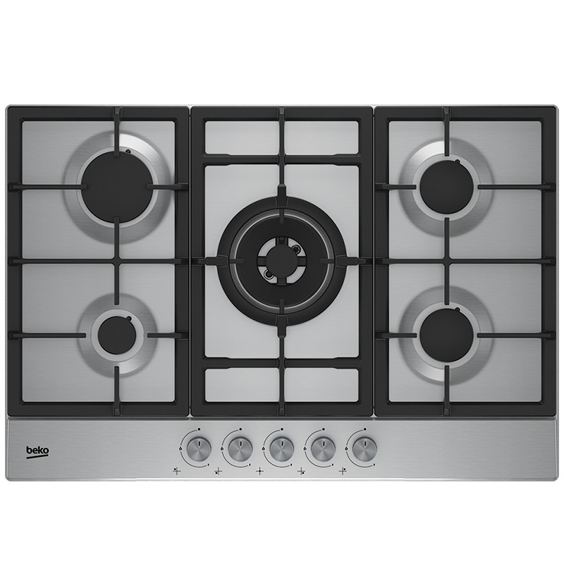 Plaque de Cuisson Encastrable BEKO HIAW75225SL 5Feux 75cm - Inox