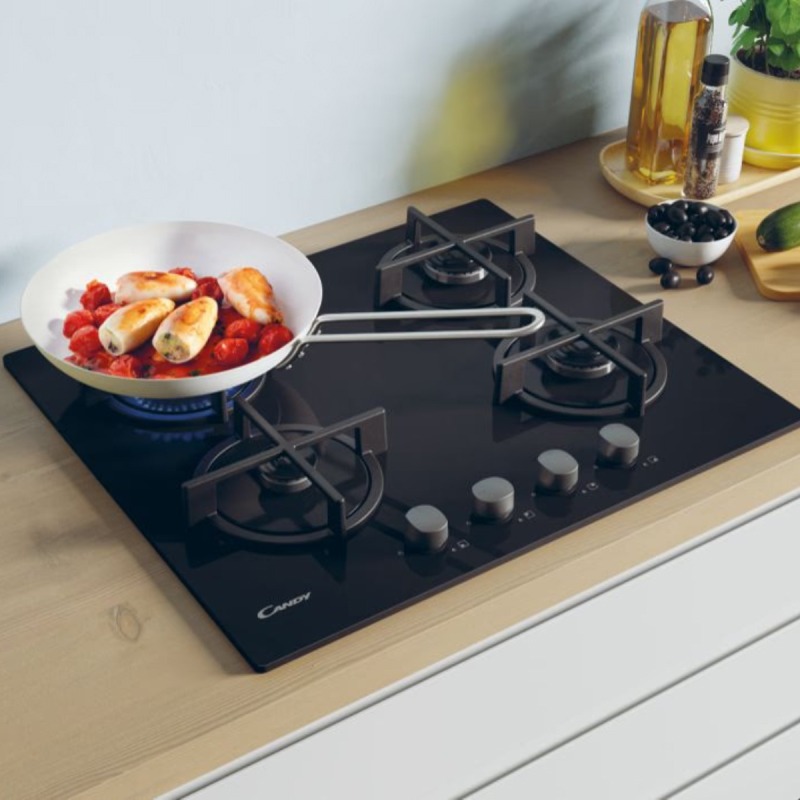 Plaque de Cuisson Encastrable CANDY CSG6B-4U2 4 Feux 60m – Noir