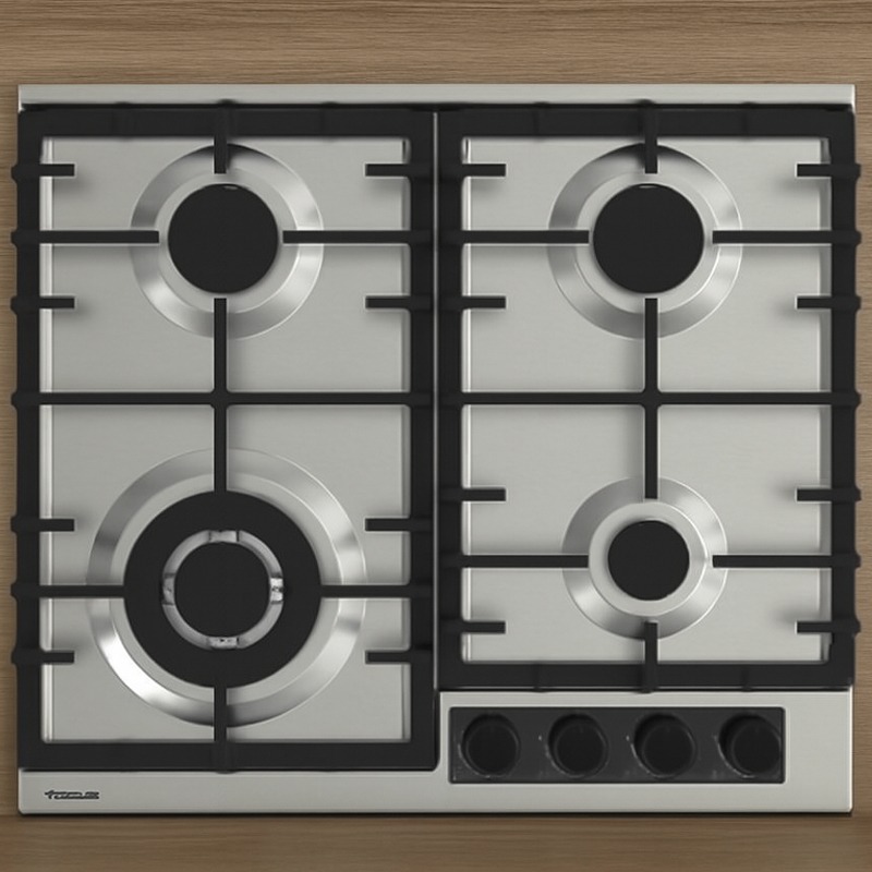 Plaque De Cuisson Encastrable FOCUS F8002XS 4 Feux 60cm – Inox