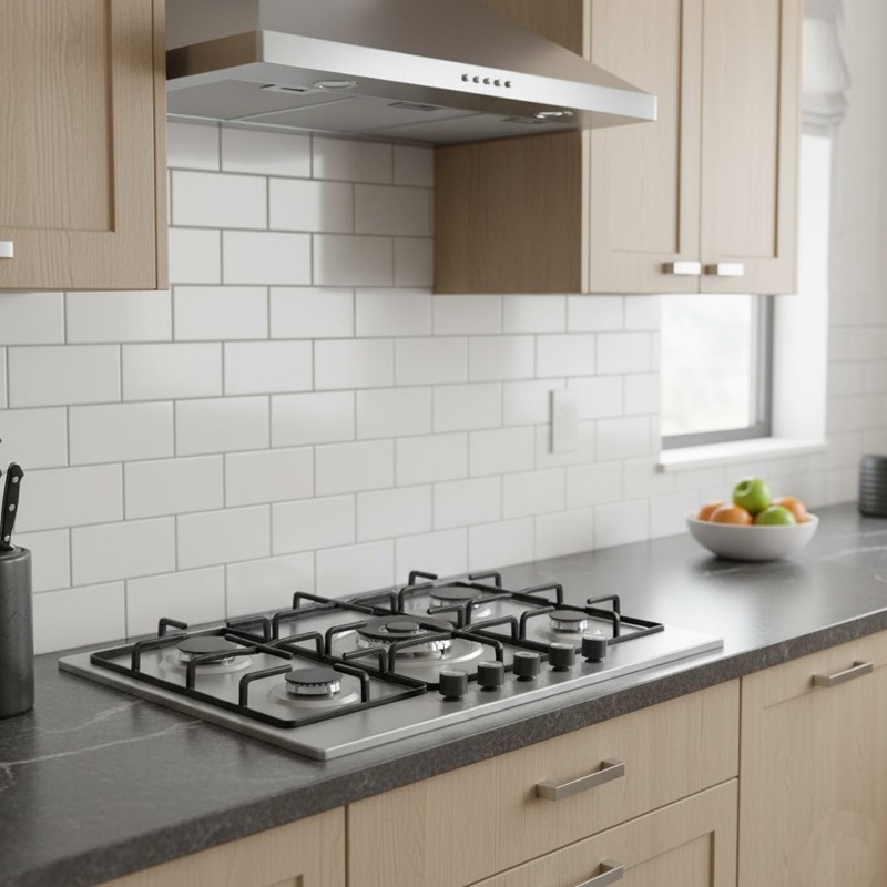 Plaque de Cuisson Encastrable FRANCO 70-350I 5Feux 70 cm – Inox