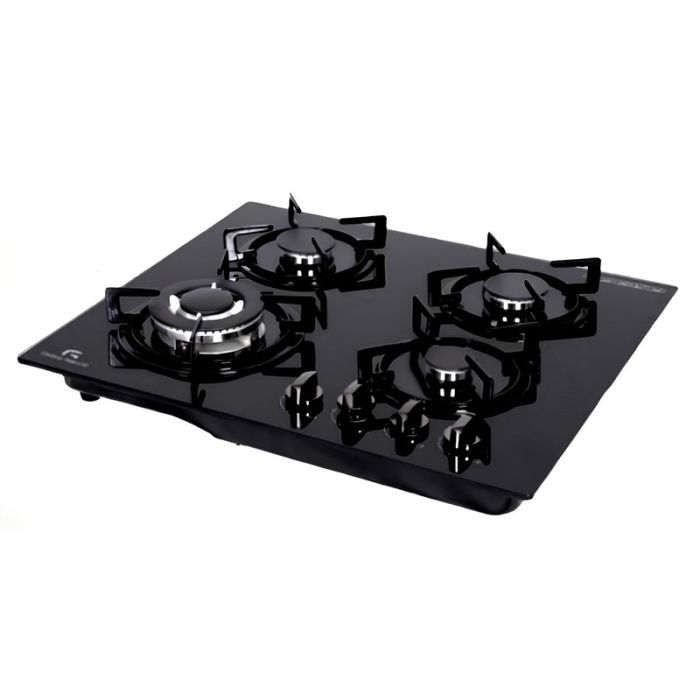 Plaque De Cuisson Encastrable GALAXY NATUREL Q4050F-FONTE 4 Feux – Noir