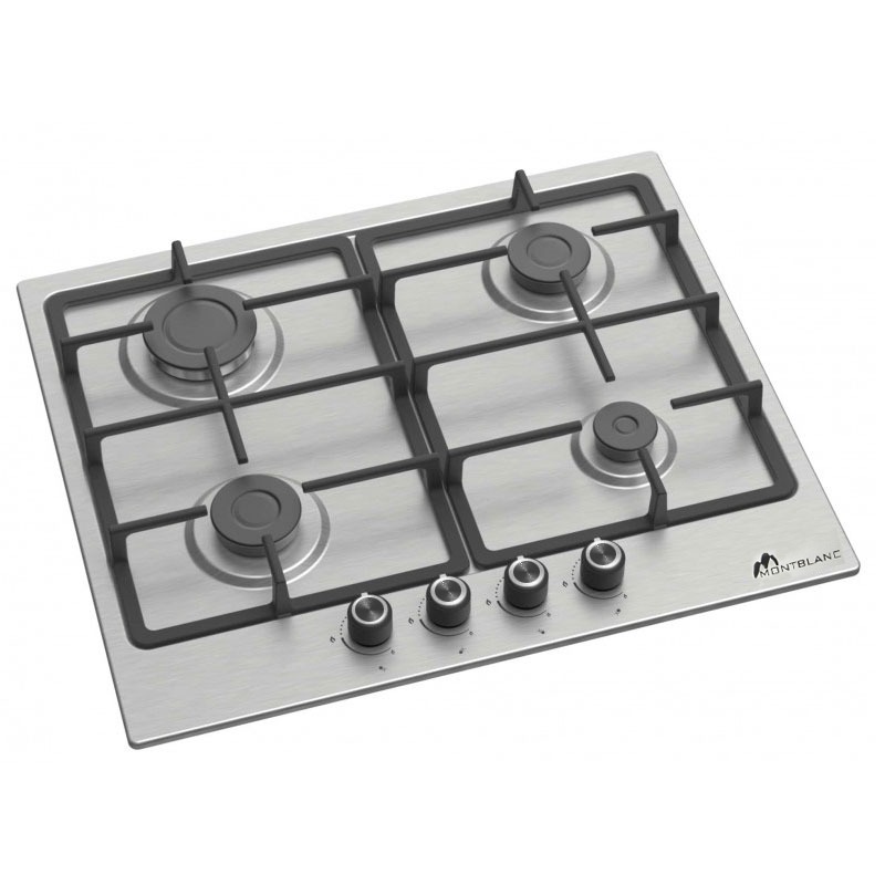 Plaque de Cuisson Encastrable MONTBLANC PXR-60 4 Feux 60 cm - Inox