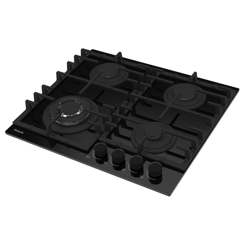 Plaque de Cuisson Encastrable FOCUS F405B 4 Feux 60 cm – Noir