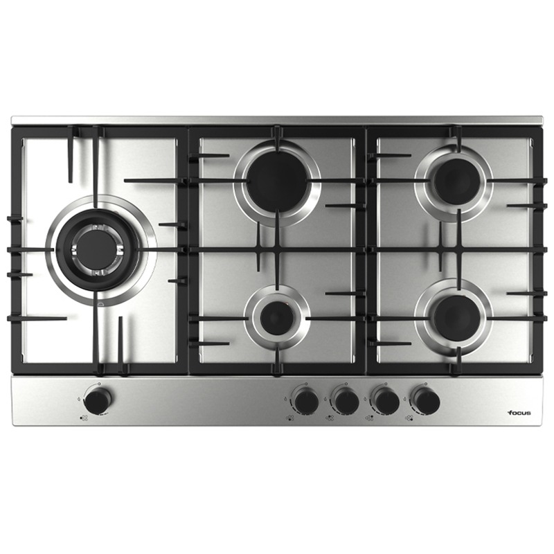 Plaque de Cuisson Encastrable FOCUS F40789XS 5Feux 90cm - Inox