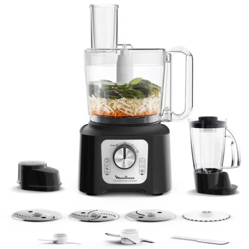 Robot Multifonction MOULINEX FP546811 800Watts - Noir
