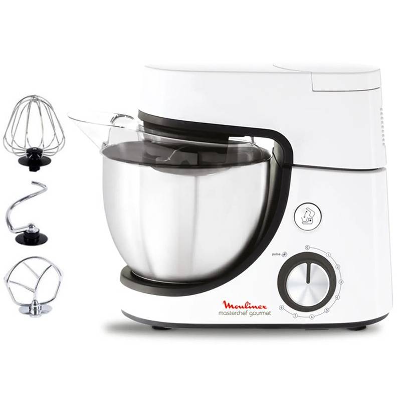 Robot pâtissier MOULINEX MasterChef Gourmet - Blanc