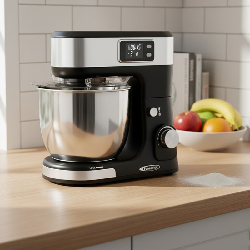 Robot Pétrin FLORENCE SM-6466AE 1300W – Noir