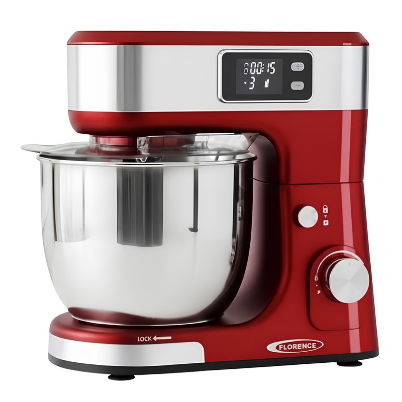 Robot Pétrin FLORENCE SM-6466AE 1300W – Rouge