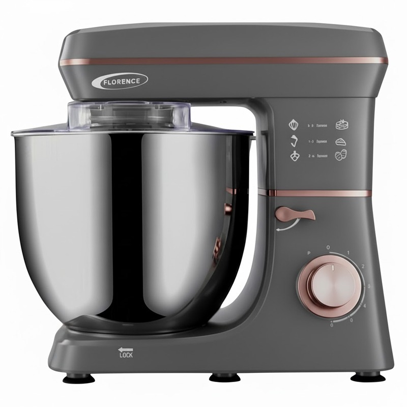 Robot Pétrin FLORENCE SM-9213 2200W – Gris