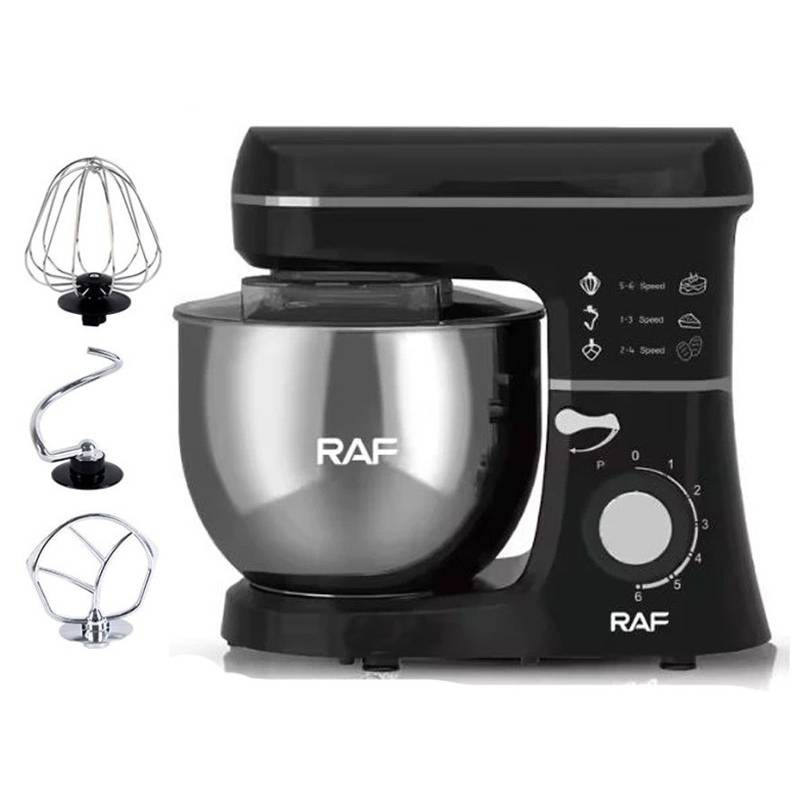 Robot Pétrin RAF R-6618B 8 Litres - Noir