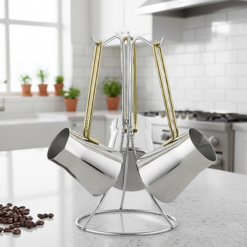 Set de 3 Zazoua VIVALDI 743 Avec Support – Silver&Gold