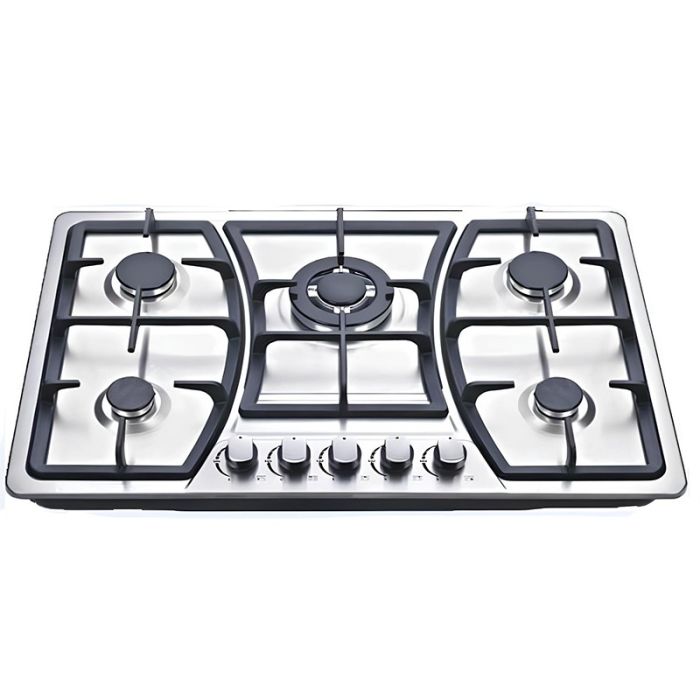 Plaque De Cuisson Encastrable AUXSTAR AUX-800I-FT 5 Feux 75cm – Inox